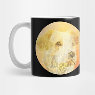 Abstract geometric dog Mug